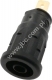 SEP 2610 F4.8  SW  Gniazdo bezp. 4mm, konektor 4,8mm, 25A, czarny, Hirschmann, 972361100, SEP2610F4.8SW